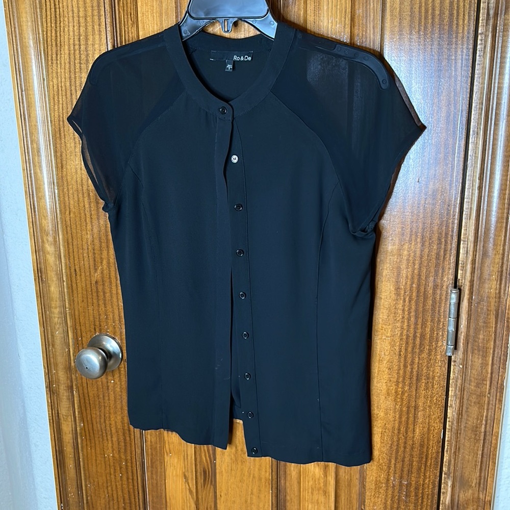 Ro&De sheer top/blouse.